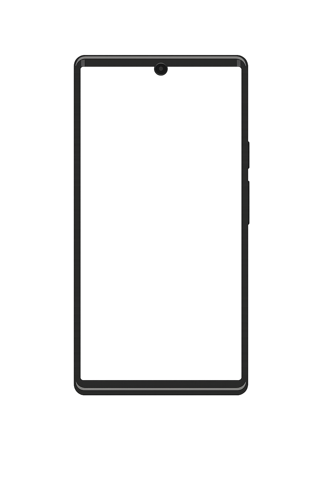 Transparent phone frame
