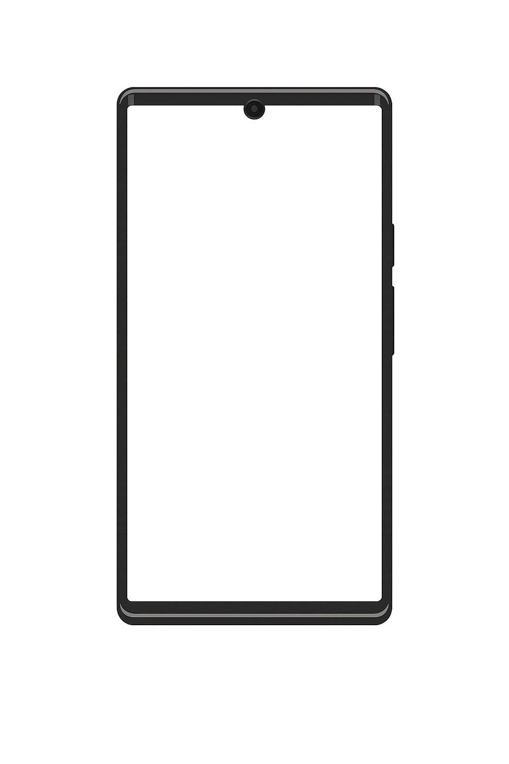Transparent phone frame